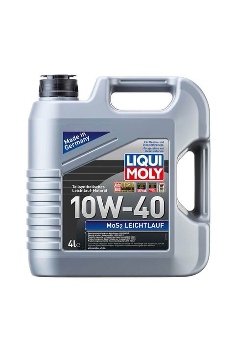 LIQUI MOLY 10W40 Motor Yağı Kısmi Sentetik MoS2'li LEICHTLAUF 4 Litre